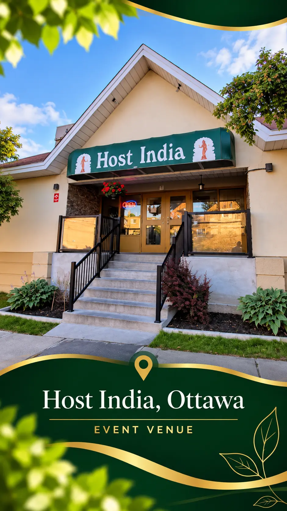 Host India restaurant in Ottawa, the venue of the Ayurveda Day event